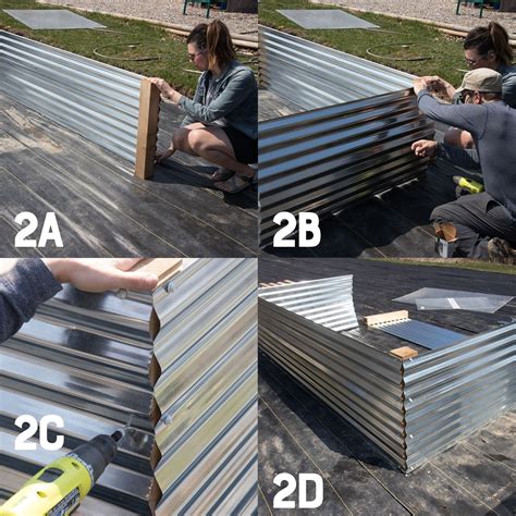 galvanized sheet metal garden bed|galvanized steel garden bed 160x80x42.